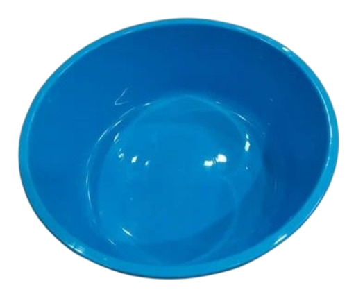 Blue Plastic Tub - PVC Material, 18L, Blue, Rigid | Durable, Fine Finished, Designer Pattern