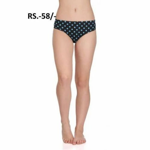 Cotton Panties - Cotton, Sizes 28-42, Black | Bikini, Breathable, No Marks