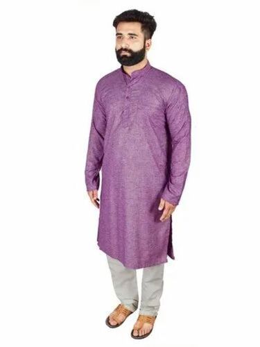 Mens Plain Kurta Pajama
