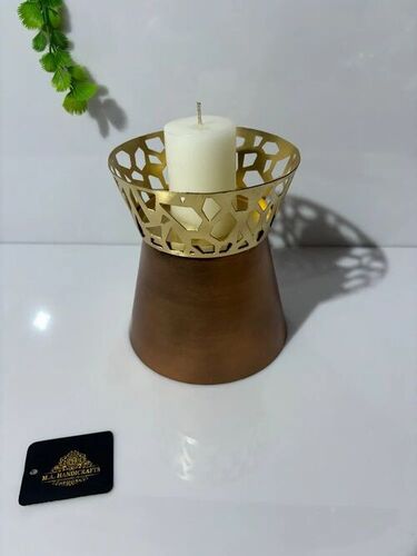 Metal Cut Candle Holder - Metal, Box Packaging, New | Eco Friendly, Indian Style, Modern Arts Home Decoration