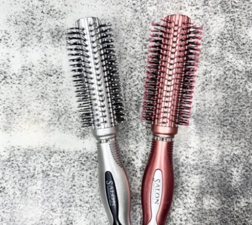 Salon Hair Brush - Solid Form, Various Colors | Smooth Finish, Strong Teeth, Water-Resistant, Comfortable Grip