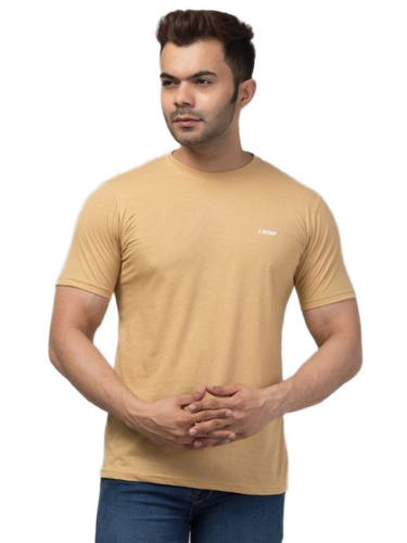 T Shirts - Cotton, Sizes S-XXXL, Beige, O-Neck, Short Sleeves, Quick Dry, Lightweight, Neatly Stitched, Comfortable All Day