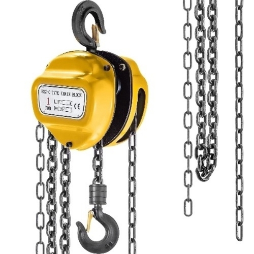 Yellow Chain Pulley Block 