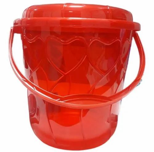 14litre Red Plastic Bucket