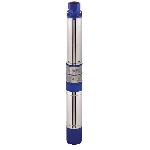 Borewell Submersible Pump - Metal, Standard Size, Silver, Electric Power | Heavy Duty Motor, Mechanical Seals, Multistage Industrial Pump, 1 Year Warranty