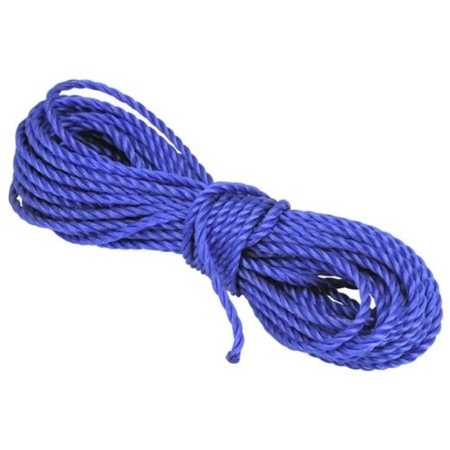 Bule PP Ropes - Polypropylene, Standard Size, Blue | Durable, Twisted Style, High Strength, Fine Finished