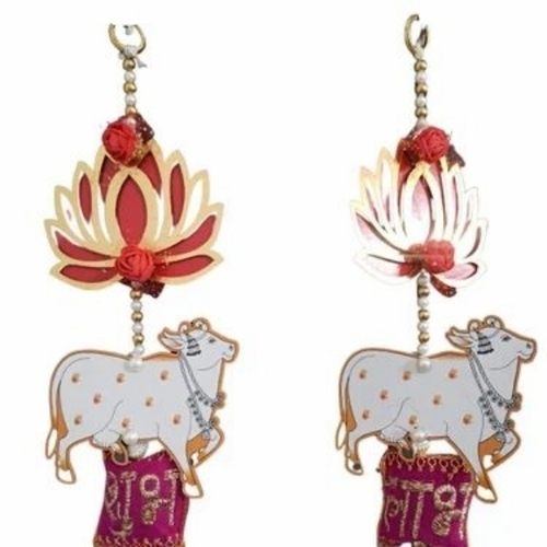 Decorative Lotus Cow Hanging