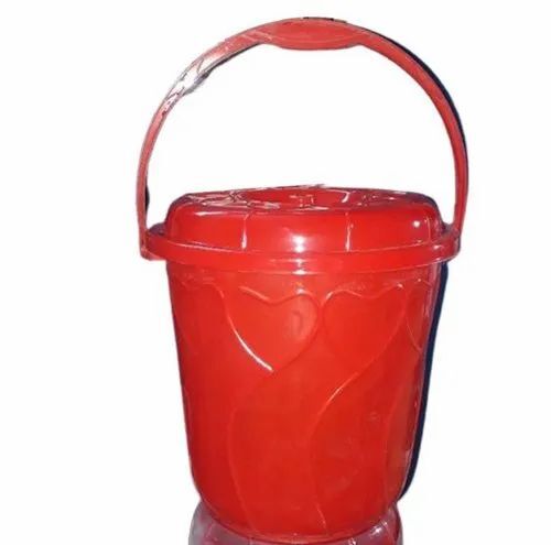 Red Plastic Bucket