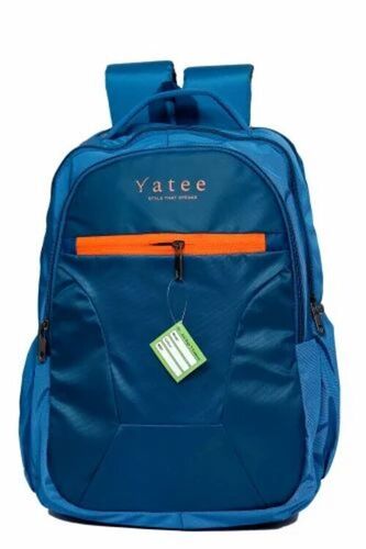 Royal Blue School Polyester Bag - Capacity: 16 Ltr