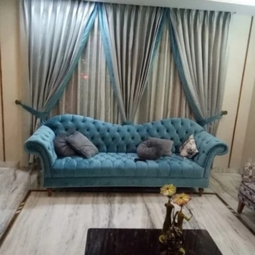 Sky Blue Curtain