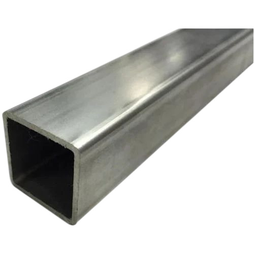 Stainless Steel Square Pipe - SS304 3 Inch x 6 Meter Grey, Seamless, Corrosion Resistant, Fine Finished