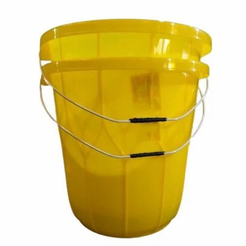 Yellow Plastic Bucket