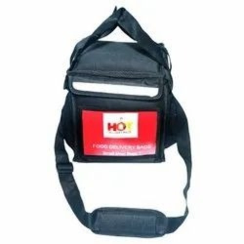 10 Inch Food Delivery Bags - PVC Fabric, 10x10x10 Inches, Multicolor | Adjustable Strap, Storage Use