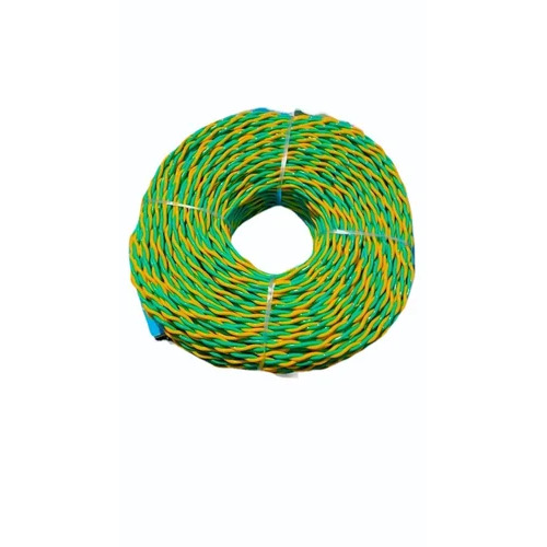 2 Core PVC Flexible Wire - 1 Sqmm Copper Conductor Red Sheath Flame Retardant Heat Resistant