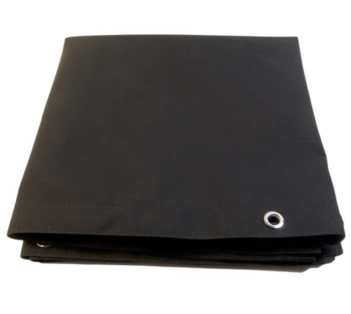 Black Cotton Canvas Tarpaulin
