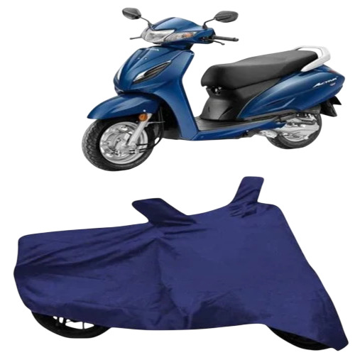 Blue Hdpe Waterproof Bike Cover - Plastic/pvc, Universal Size, Multi Color | Durable, Dust Sunlight Rain Protection