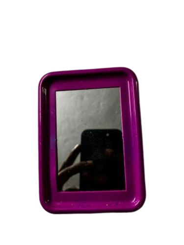 Dark Purple Rectangular Plastic Wall Mirror