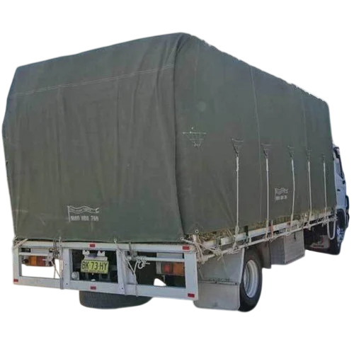Grey Cotton Canvas Tarpaulin - Canvas 18m x 15ft, Grey, 90 GSM Woven | Custom Color, Standard Design, Various Uses