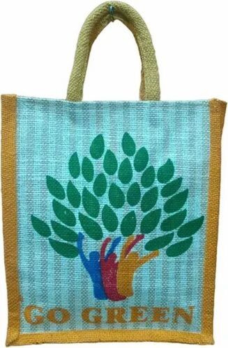 Printed Jute Bags - Color: Multi Color