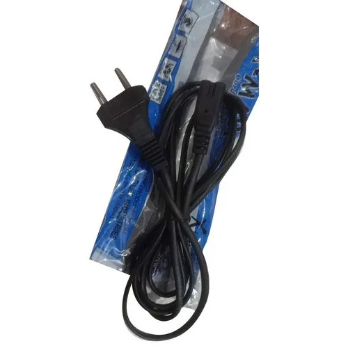 TV Power Cord - PVC, 2.1m, Black, 6A, 220V | 2 Pin Plug, Figure 8 Connector, Heat Resistant