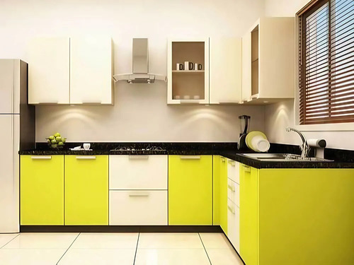 Acrylic Glossy Modular Kitchen