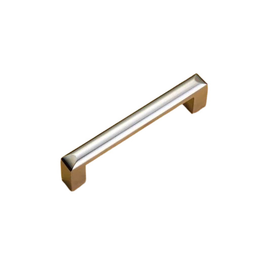 Designer Cabinet Handle - Stainless Steel, 4 Inch, Silver | Corrosion Resistant, Rust Proof, Screw-Fixed Chrome Finish