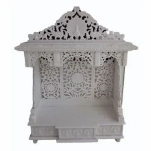 Marble Temple - Marble, Various Sizes, White | Scratch Resistant, Light Weight, Hinduism Theme