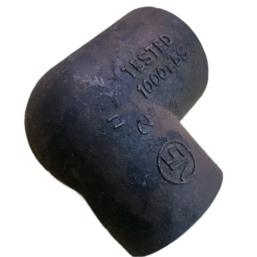 Mild Steel Forged Thread Elbow - Various Sizes, Black | Leak Resistant, Anti-Rust, Easy to Install, Long Life