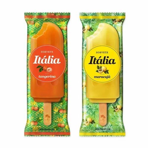 Printed Heat Sealed Ice Cream Packaging Pouch