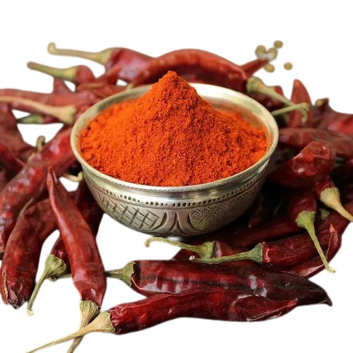 Red Chilli Powder - Bright Red Color, Fine Smooth Powder | Strong Spicy Flavor, Hygienically Packed