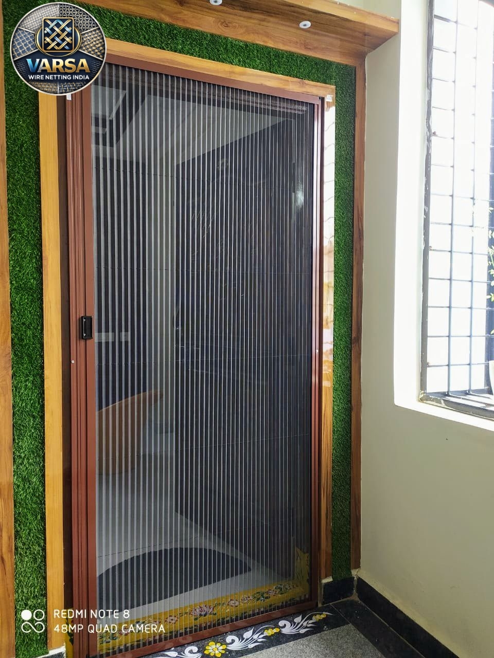 Sliding Pleated Mesh Door