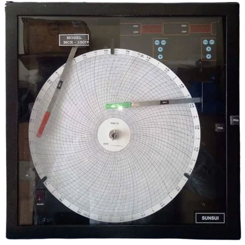 Two Pen Circular Chart Recorder