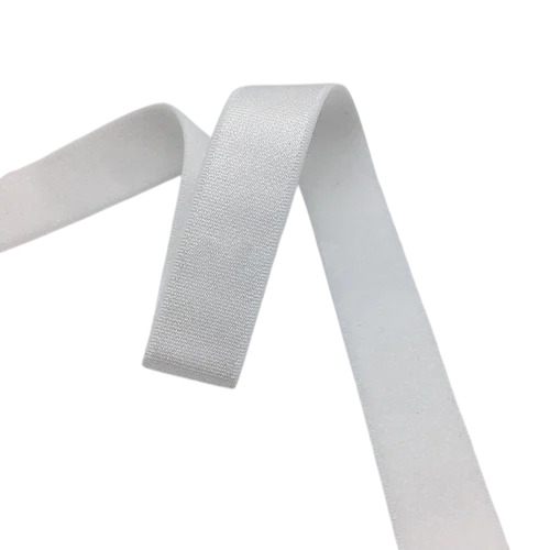 Undergarment White Elastic - Cotton 1.5 Inch White 1mm Thickness | Flexible High Strength Tear Resistant Finish