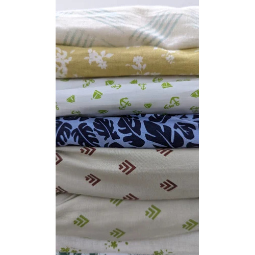 65/35 Printed Colors Linen/Cotton Fabrics - Application: Garment & Textiles Industry