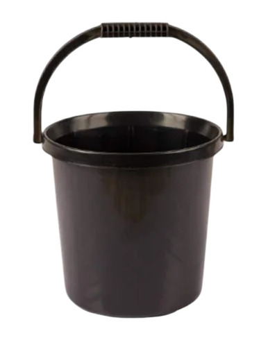 Black Plastic Bucket - Color: Multiple