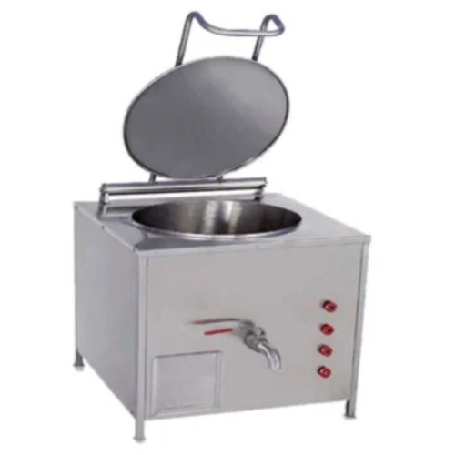 Commercial Bulk Cooker - Metallic, Various Sizes, Silver, Electric 220-440V | Semi Automatic, Easy Maintenance, Fast Operation