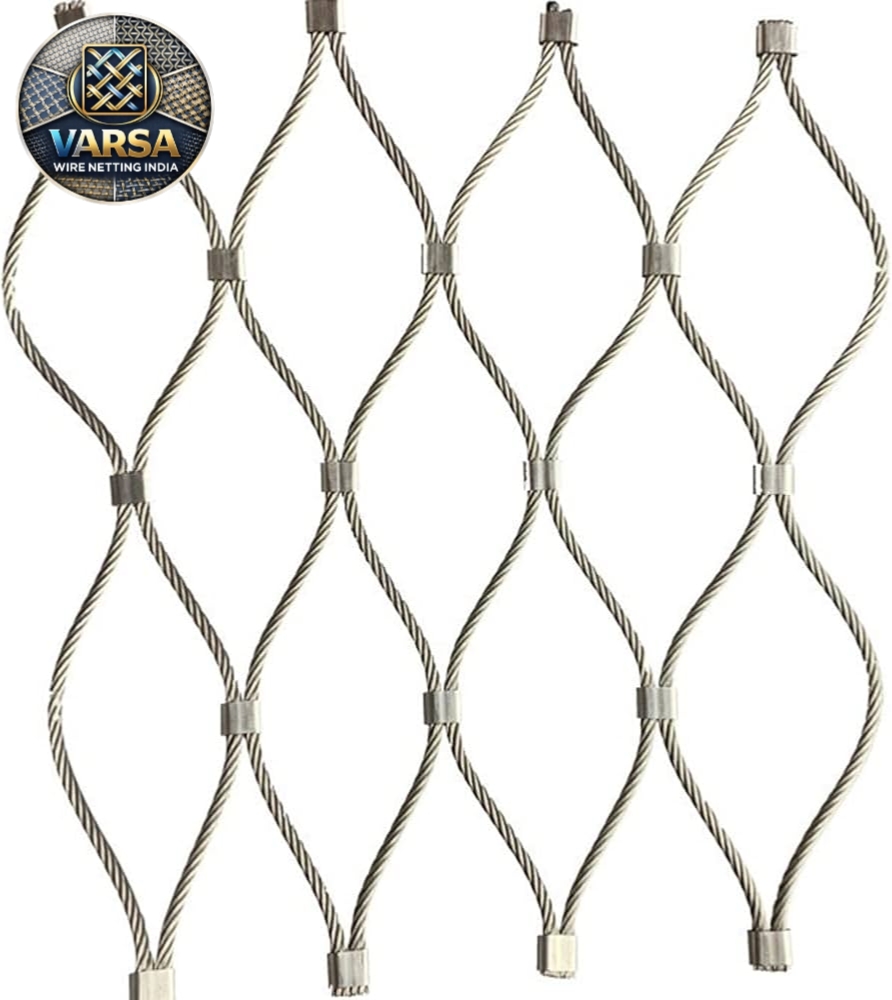 Ferrule Rope Mesh - Color: Silver