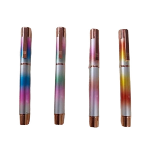 Promotional Ballpoint Pen - Metal Body, Multicolor, 0.5mm Nib | Smooth Writing, No Leakage, Refillable