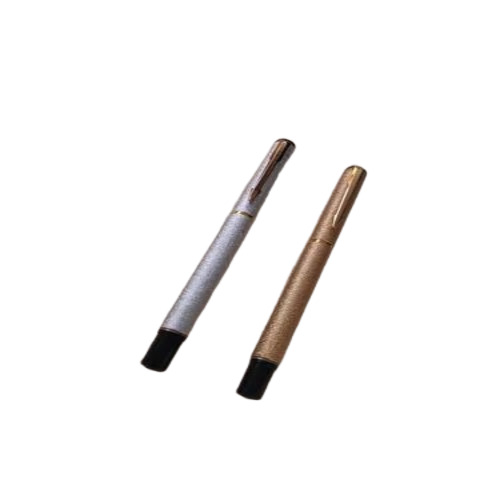 Round Metal Ballpoint Pen - Metal Body, 0.5 mm Nib, Multicolor | Smooth Writing, Oil-Based Ink, Refillable