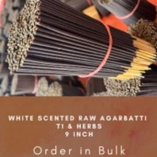 Scented Raw Agarbatti - Bamboo Stick, Various Sizes & Colors | Aromatic, Anti-Odour, Religious, Therapeutic