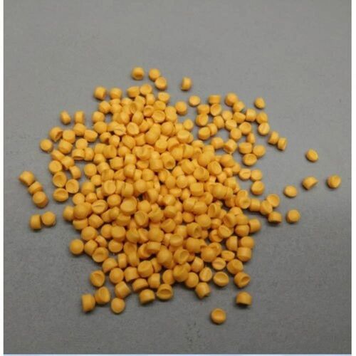 Yellow Colored Plastic Granules