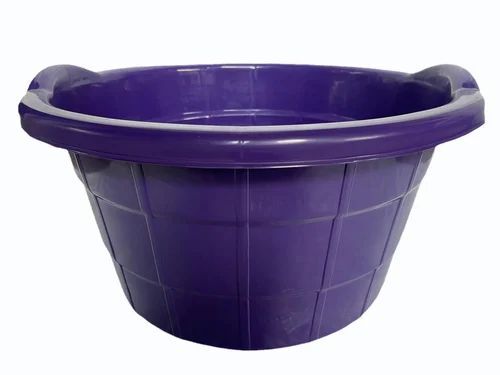 40 Liter Plastic Bath Tub - PPCP Plastic, 40L, Blue | Durable, Lightweight, UV Resistant, Heat Resistant