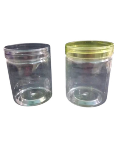 500 Ml Plain Pet Jar - Color: Transparent