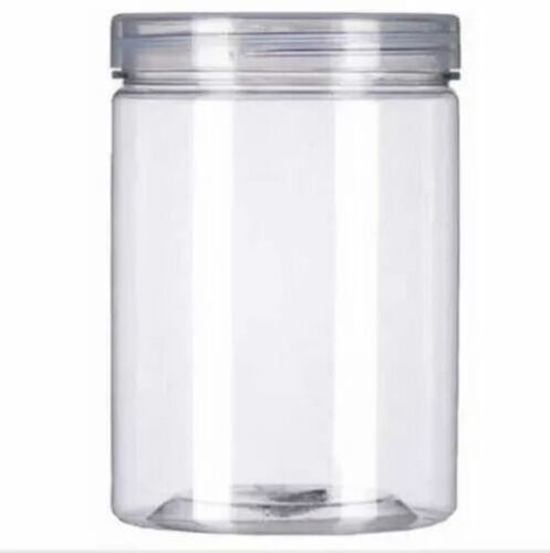 700ml Pet Round Jar - PET Material, 700ml, Transparent, Rigid Design