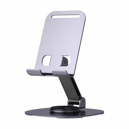Adjustable Phone Stand - ABS Material Standard Size Grey | Portable Foldable Non-Slip Universal Fit Smooth Finish