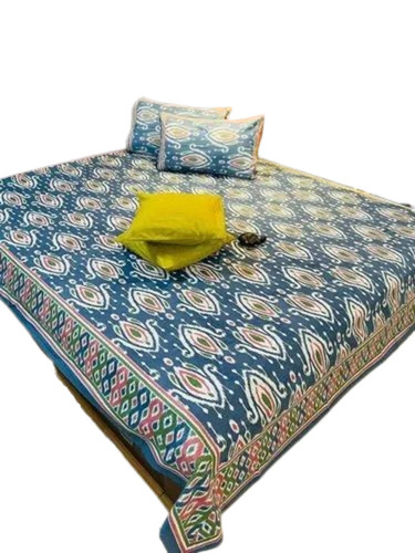 Blue King Size Bed Sheet