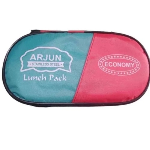 Economy Ss Lunch Box - Stainless Steel, Silver, Compact Size | Durable, Lightweight, Leak Proof, Heat Resistant, Easy Cleaning