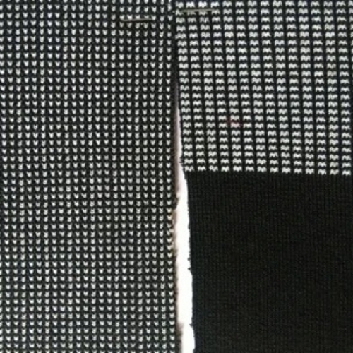 Flat Knit Rib Fabric 