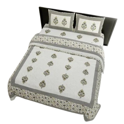 Hand Block Printed Bed Sheet