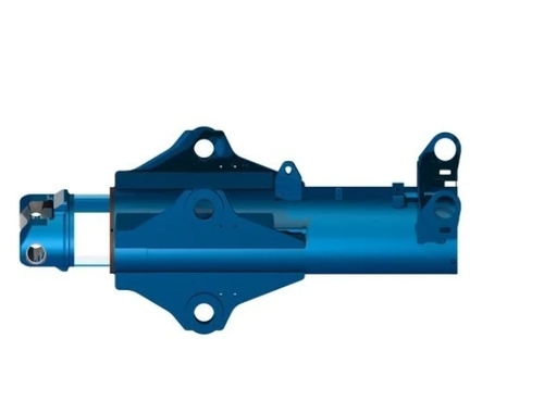 Hydraulic Counterweight Cylinder - Stainless Steel, Blue | High Pressure, Smooth Surface, Wear Resistant, Heat Tolerant, Precision Aligned